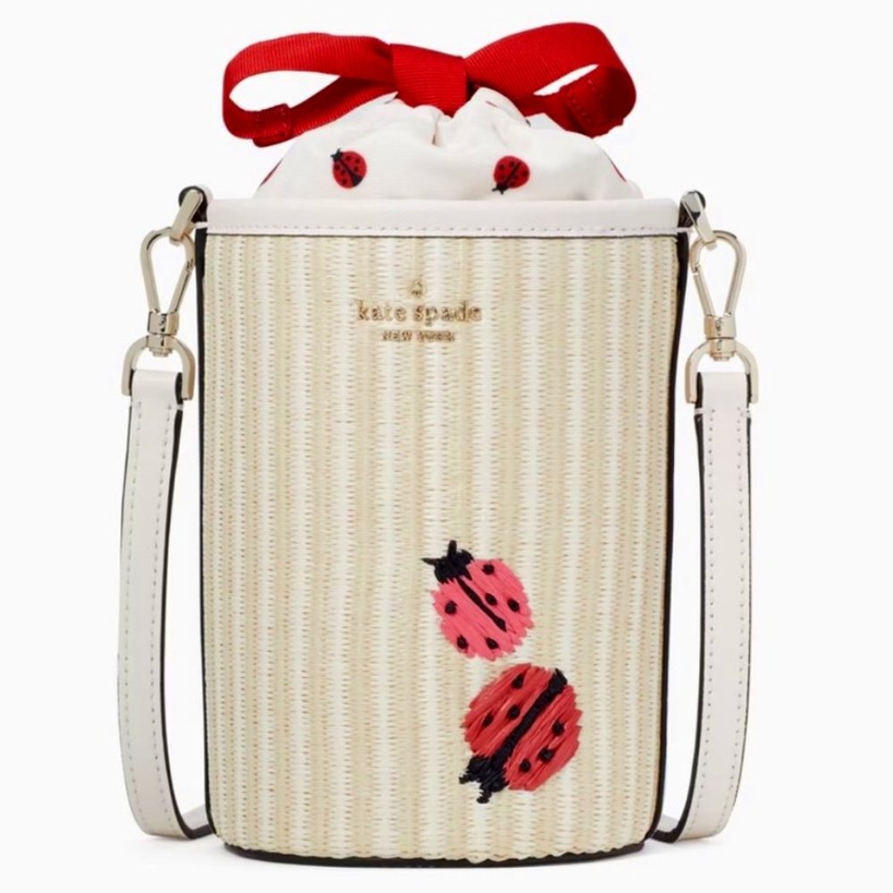 NWOT | kate spade Dottie Ladybug Cylinder Crossbody